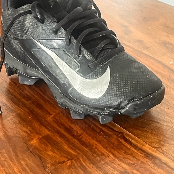 Black and Silver Athletic Shoes - Picture 4 of 5